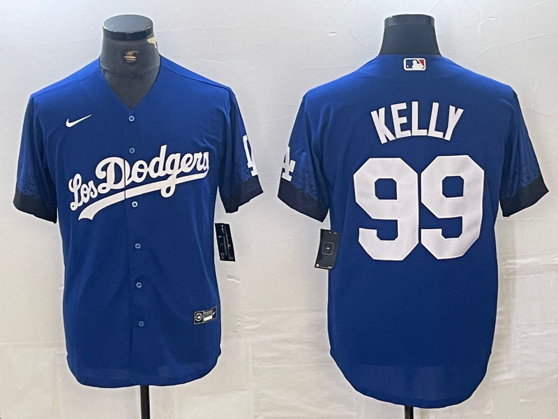 Men's Los Angeles Dodgers Joe Kelly #99 Blue Jersey